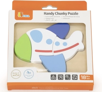 Puzzle en bois – avion pour les tout-petits