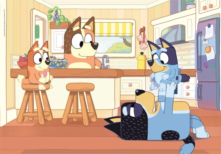 CLEMENTONI Puzzel Bluey 104 stukjes