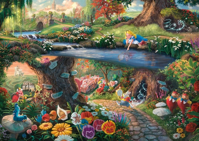 Alice in Wonderland Puzzle 1000 Pieces