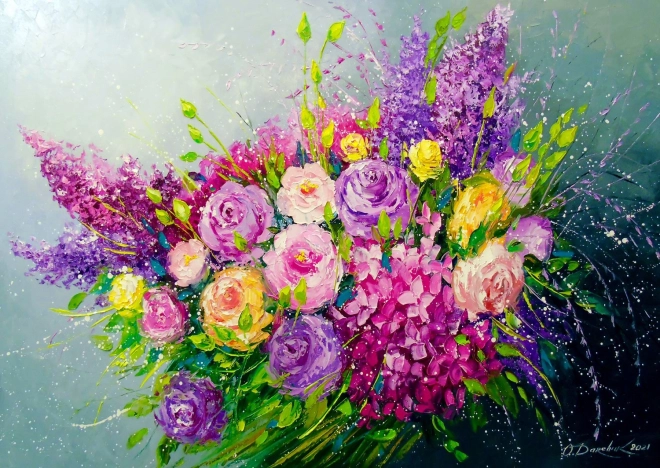 Bouquet of Roses Puzzle 1000 Pieces