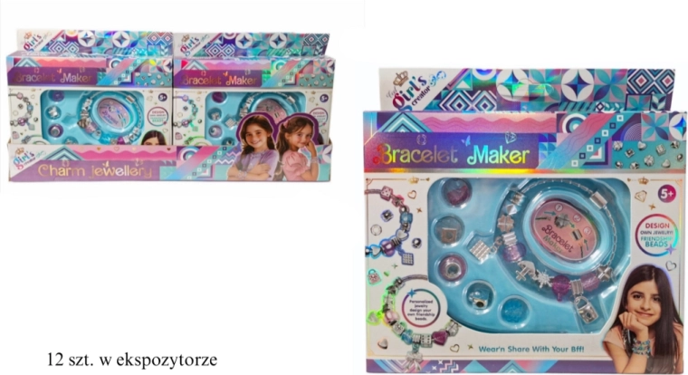 DIY set voor het maken van armbanden met kralen en bedels