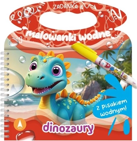 Énigmes et coloriages à l’eau Dinozaure