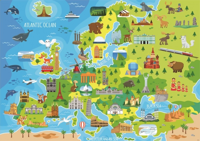 Educa puzzle Carte de l'Europe 150 pièces