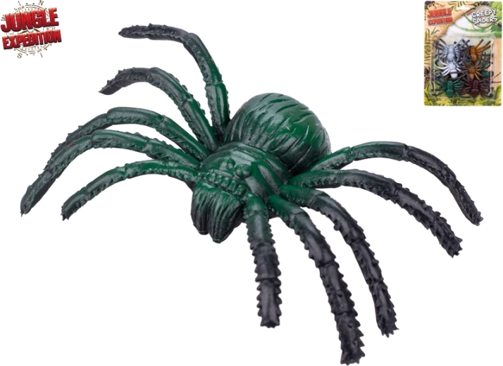 Jungle Expedition set spinnen 6 cm, 8 stuks