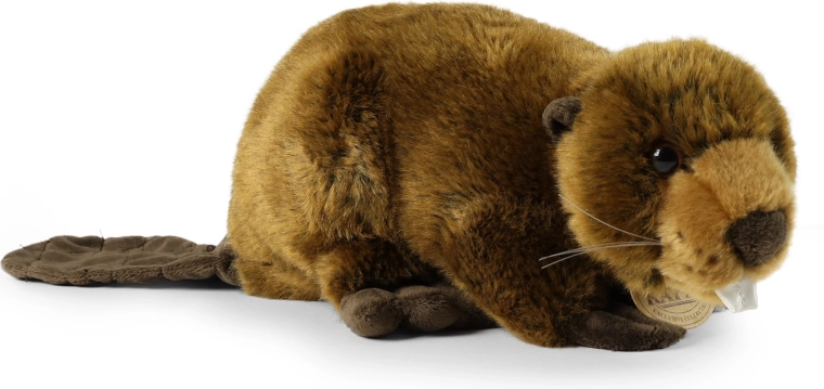 Pluche bever 28 cm eco‑friendly