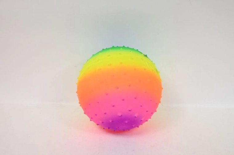 Rainbow spiky ball 23 cm (9")