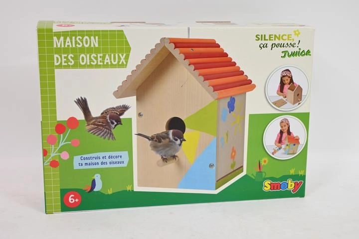 Smoby wooden birdhouse for kids to assemble and paint