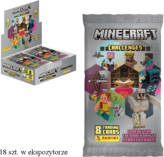 Panini Minecraft collectible card pack