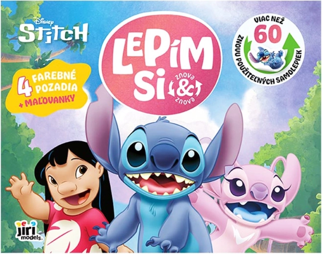 Livre à autocollants repositionnables Lilo & Stitch pour enfants