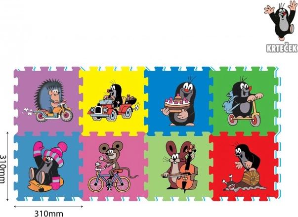 Foam Mat LITTLE MOLE 29 × 29 cm