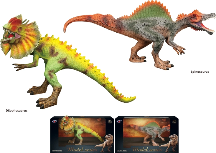 Monde des dinosaures – ensemble de figurines de dinosaures, 2 types