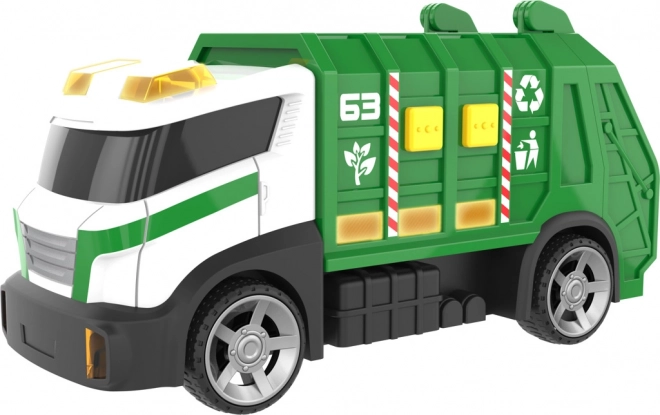 Teamsterz garbage truck with light and sound