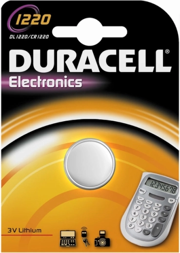 Duracell Lithium-Knopfzelle CR1220 3 V 36 mAh