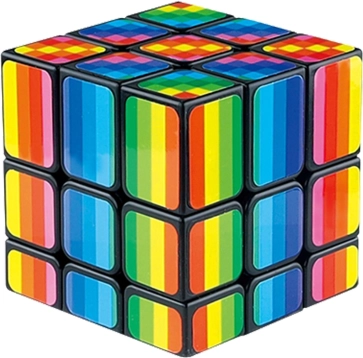 Puzzle Magic Cube Rainbow