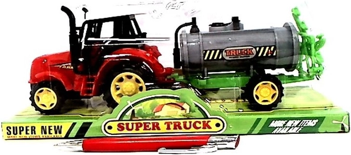 Tractor met landbouwmachine