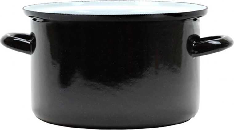 Emaille-Topf BELIS Standard 22 cm, 4,5 l mit Deckel