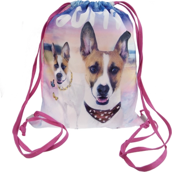 Bag for slippers with GUMP motif