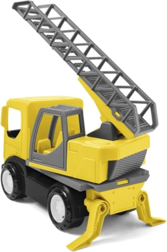 Movable fire ladder for action-packed rescue