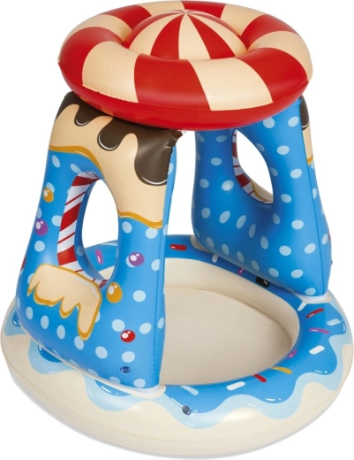 Ombre et confort grâce au toit gonflable