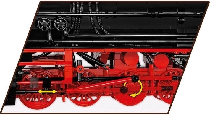 Realistische Bewegung der gekuppelten Räder