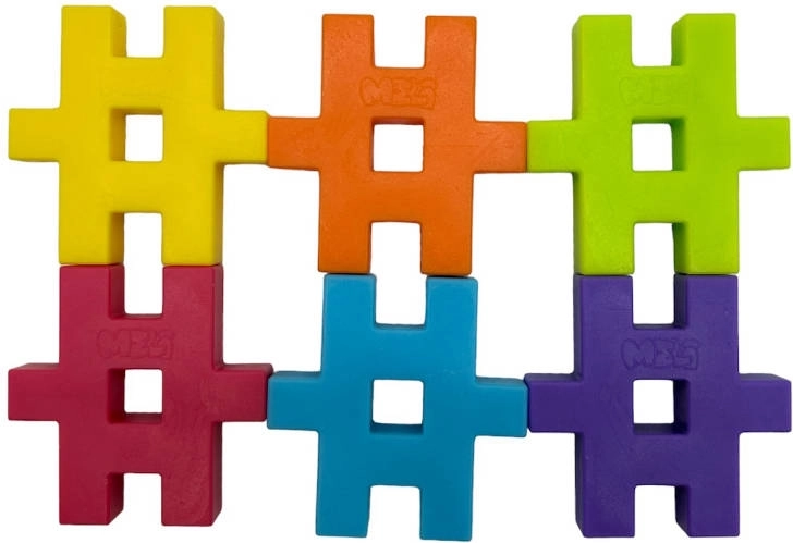 Large, safe pieces for children from 1 year