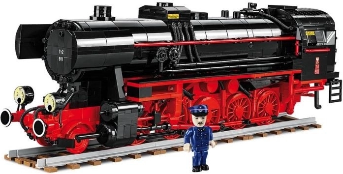 Detailreiche Kabine und Lokführer-Figuren