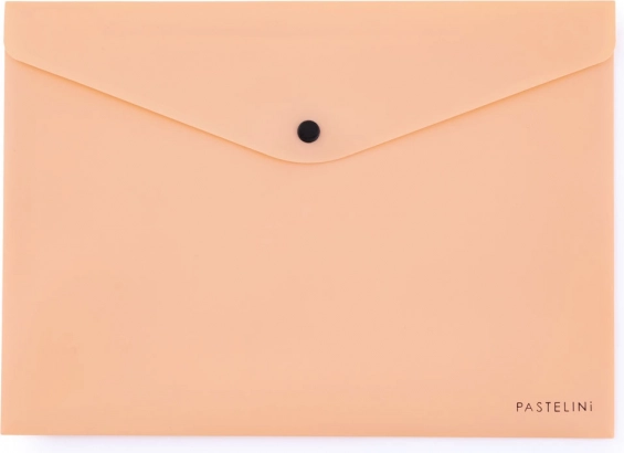 Pochette avec bouton-pression Pastelini abricot