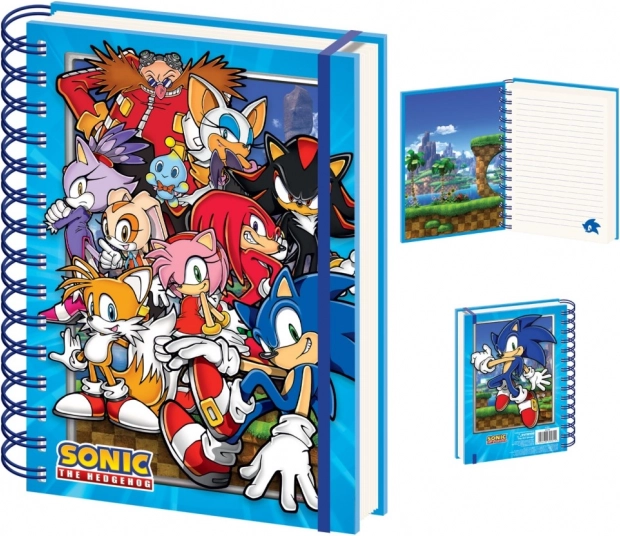 Ring-bound Notebook A5 Sonic