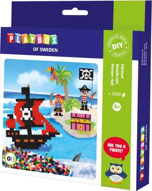 Playbox Iron-on Beads Set Pirates 2000 pcs