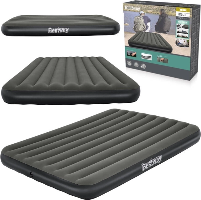 Matelas gonflable 2 personnes BESTWAY Tritech Queen 203 × 152 × 25 cm