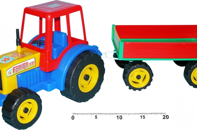 Tractor with Trailer 65 cm