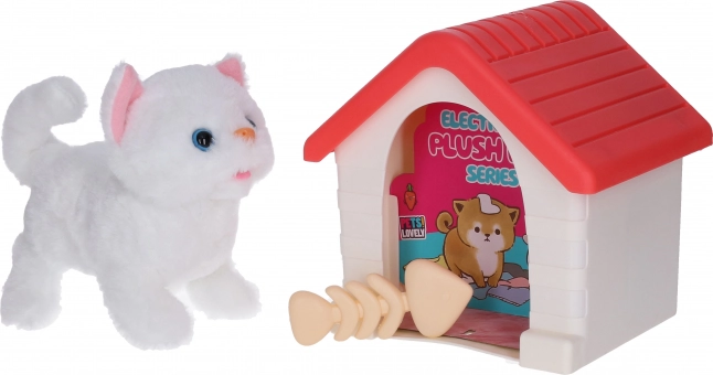 Chat interactif avec niche 15 cm