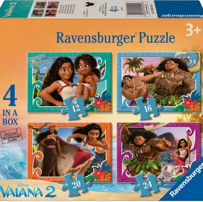 Ravensburger Puzzle Vaiana 4in1