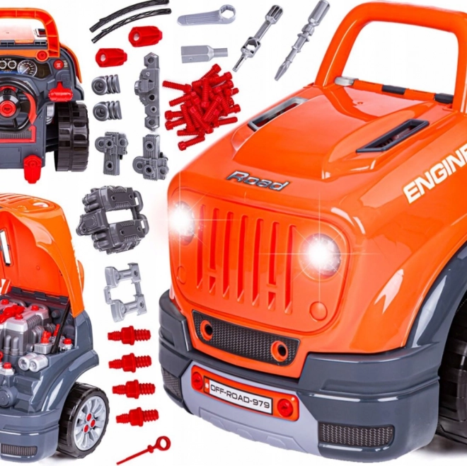 Camion interactif – atelier pour petit mécanicien avec lumières et sons