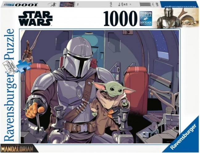Puzzle Ravensburger STAR WARS: THE MANDALORIAN 1000 pièces