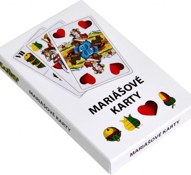 Karta Mariáš dans une boîte en carton