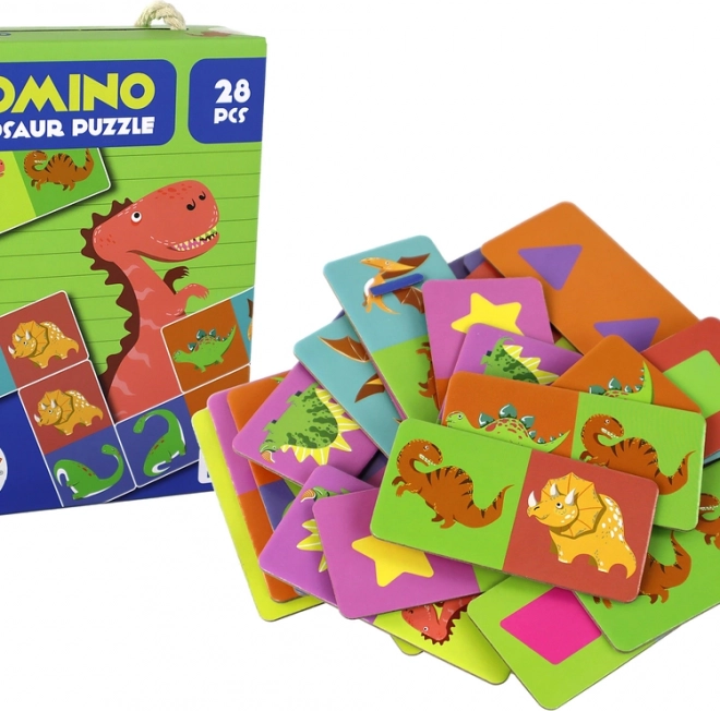 jeu logique Puzzle Domino Dinosaures