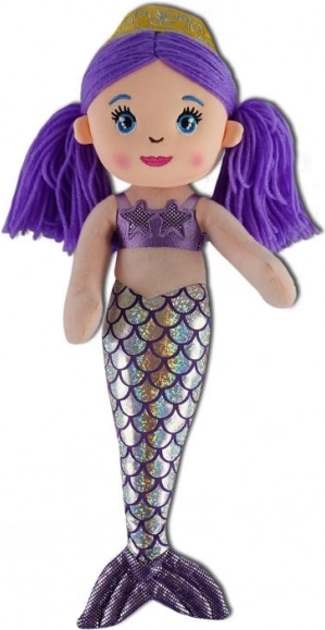 Purple Plush Mermaid 30 cm