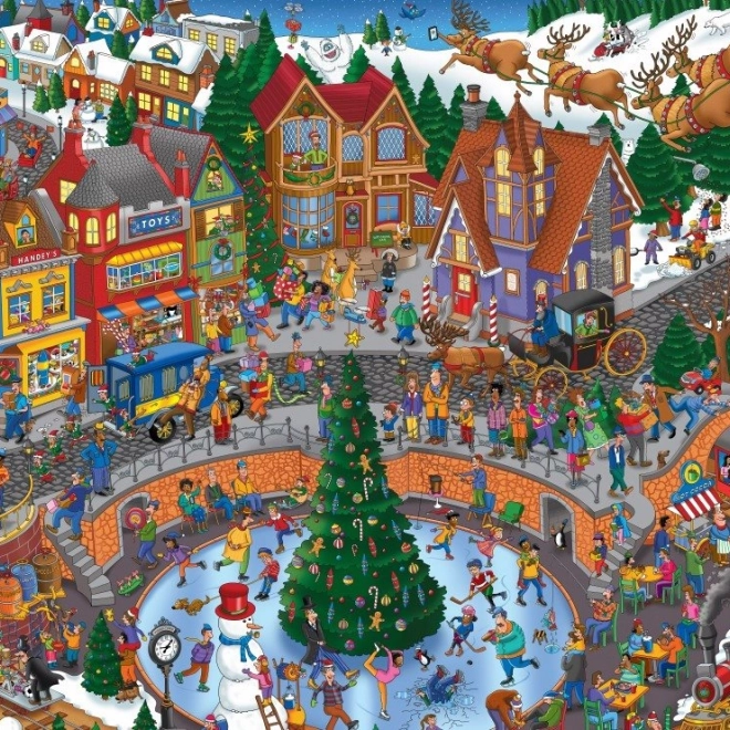 Grafika Puzzel Kerstchaos 500 Stukken