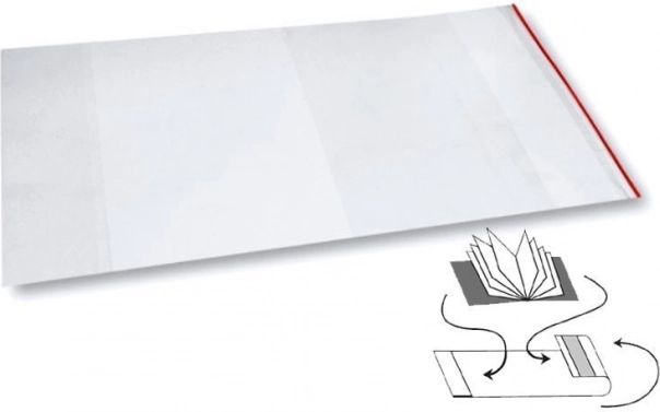 Universal cover with self-adhesive strip