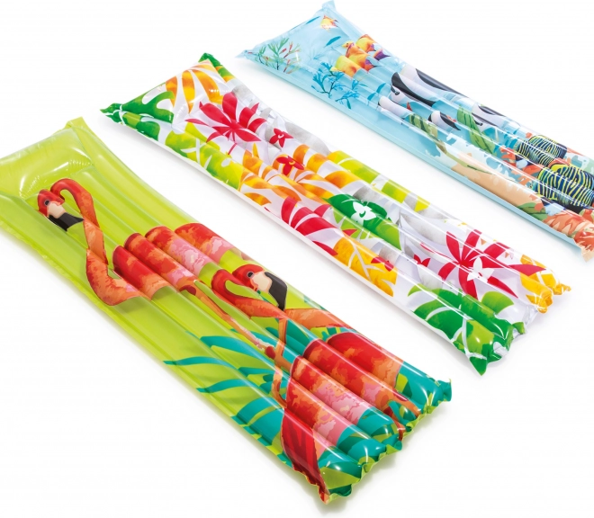 Matelas gonflable Hawaii à motif tropical