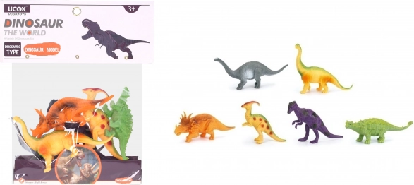 Figures Dinosaurs Set 6 pcs