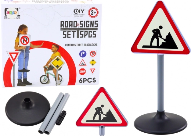 Groot waarschuwingsverkeersbord Wegwerkzaamheden 70 cm