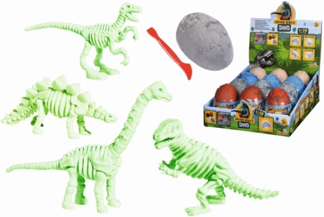 Excavation Set with Dinosaur Skeleton in an Egg