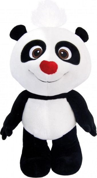 Plush panda with red nose 25 cm