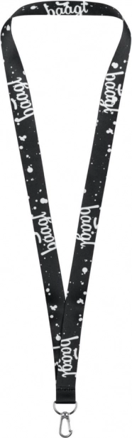 BAAGL cordon long pour clés à motif spatial – noir