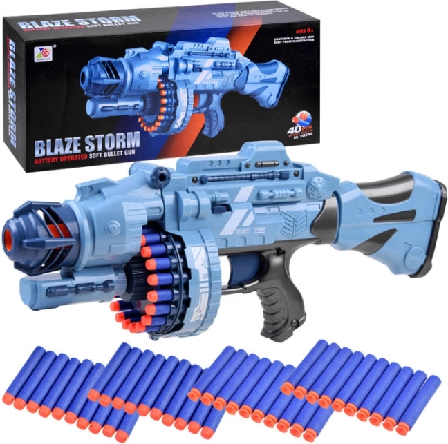 Large Toy Blaster with 40 Foam Darts