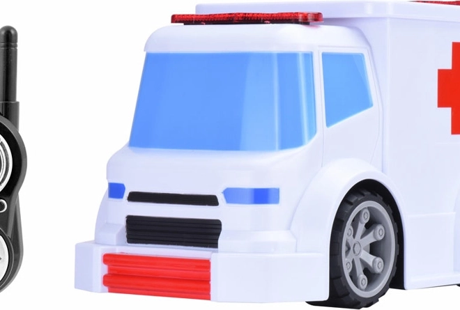 Ambulance RC avec commande vocale 1:24