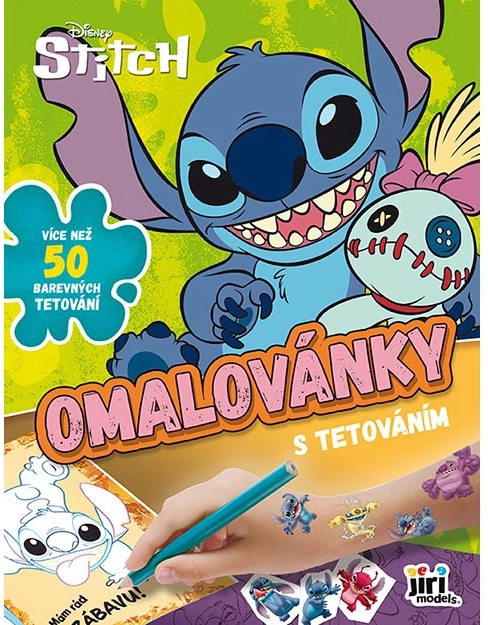 LILO & STITCH Coloring Book with Temporary Tattoos