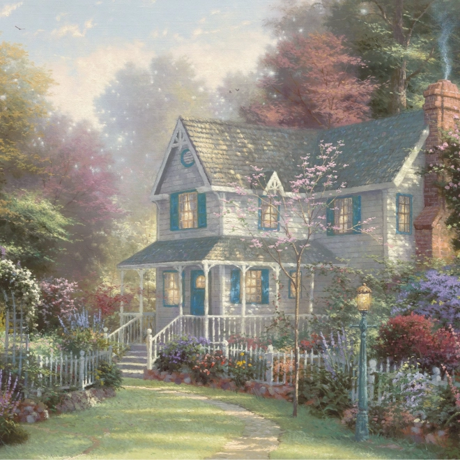 Puzzel in blikdoos Victoriaanse tuin II 500 stukjes SCHMIDT